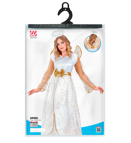 Widmann SRL Engelen jurk met aureooltje