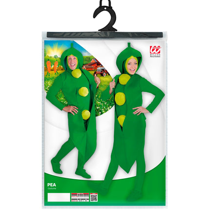 Widmann SRL Erwten kostuum Mauro volwassenen unisex