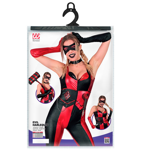 Widmann SRL Evil harlekijn pak dames