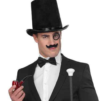 Widmann SRL Extra hoge hoed vilt zwart