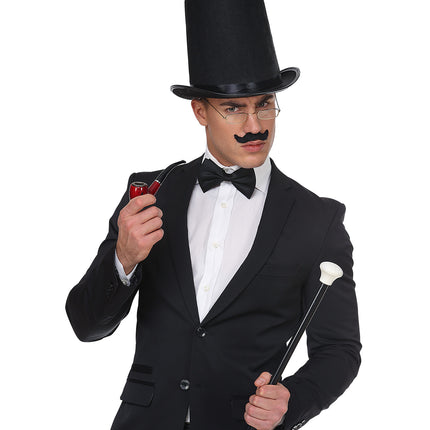 Widmann SRL Extra hoge hoed vilt zwart