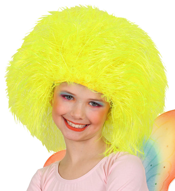 Widmann SRL Fee pruik geel kinderen