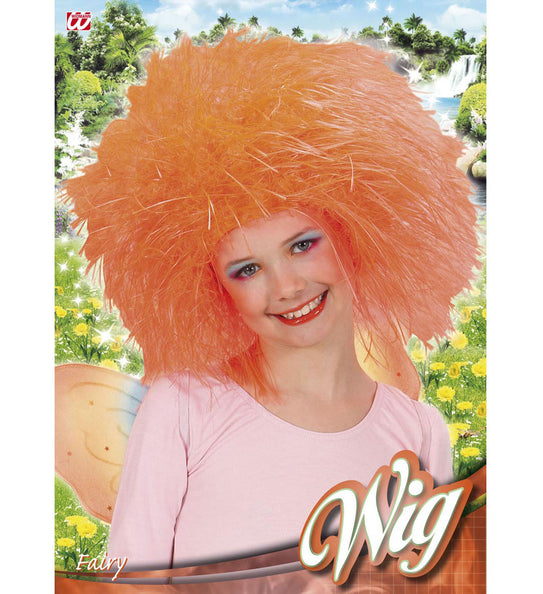 Widmann SRL Fee pruik oranje kinderen