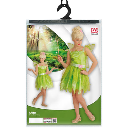 Widmann SRL Feeen jurk kind groen