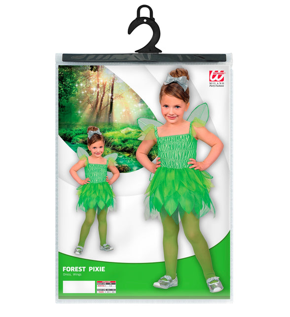 Widmann SRL Feeën pakje kind Pixie groen