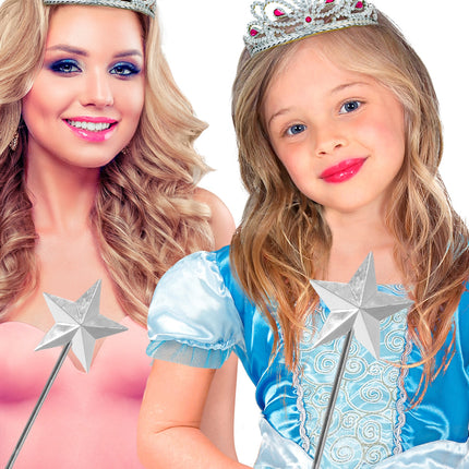 Widmann SRL Feeën staf zilver 3d