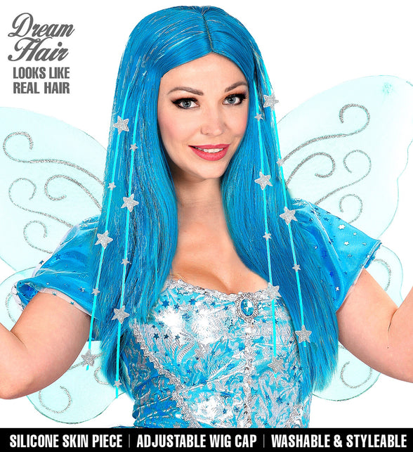 Widmann SRL Feeënpruik blauw met sterren