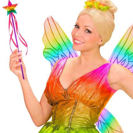 Widmann SRL Feeënstaf regenboog