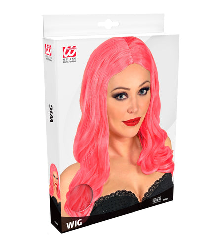 Widmann SRL Felroze lange pruik roxy