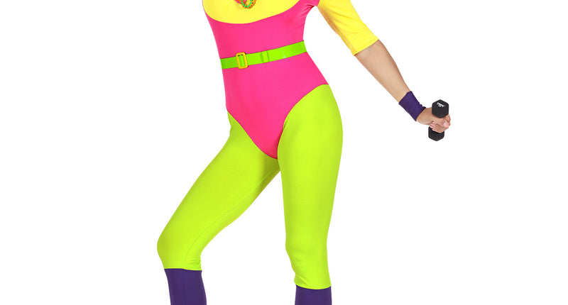 Widmann SRL Fitness instructrice kostuum 80's