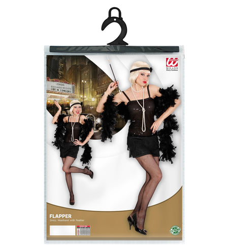 Widmann SRL Flapper Jurk Zwart