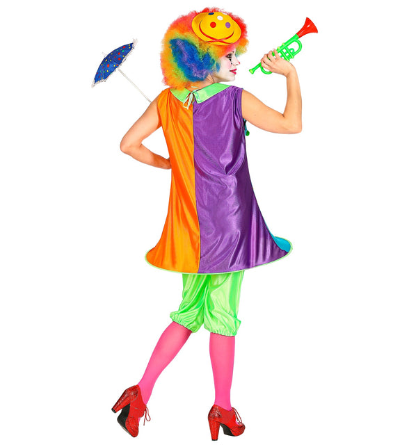 Widmann SRL Fleurige clownspak voor dames