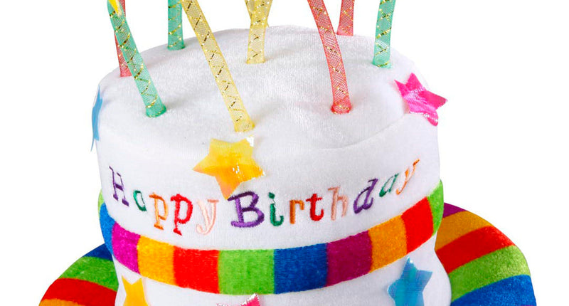 Widmann SRL Fluwelen hoed happy birthday