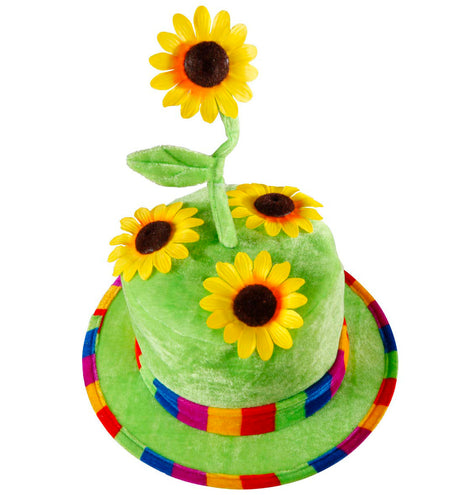 Widmann SRL Fluwelen hoed zonnebloem