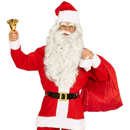 Widmann SRL Fluwelen kerstman zak