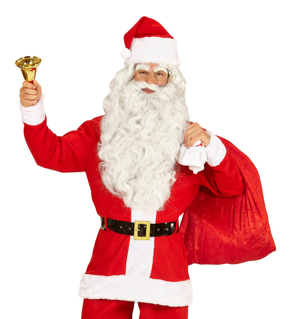 Widmann SRL Fluwelen kerstman zak