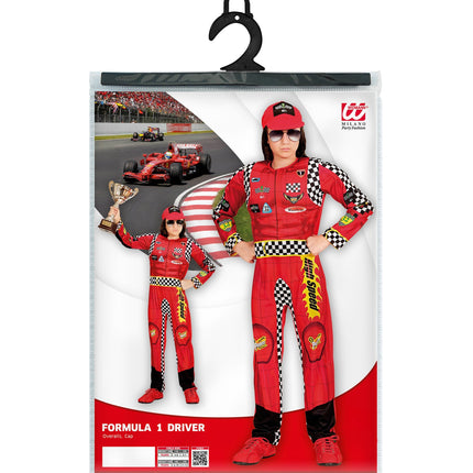 Widmann SRL Fomule 1 race kostuum kind