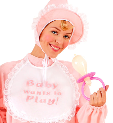 Widmann SRL Fop speen baby roze