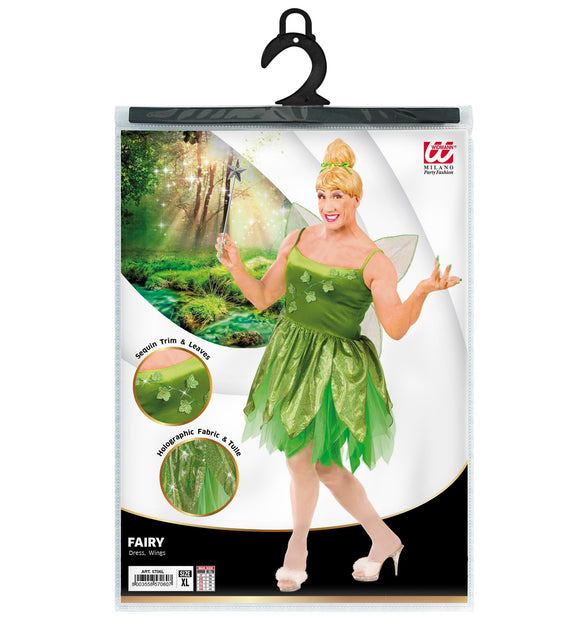 Widmann SRL Fout bosfee Tinkerbell kostuum voor heren