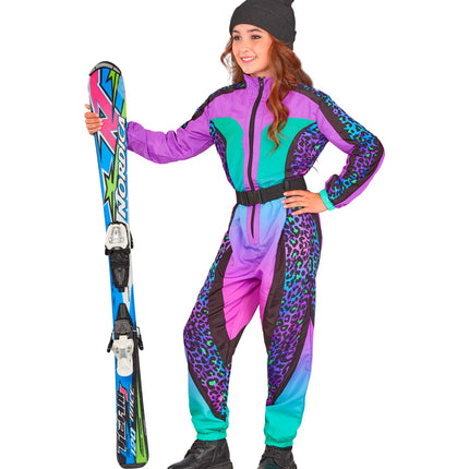Widmann SRL Fout ski pak snowboarder luipaard multi kinderen