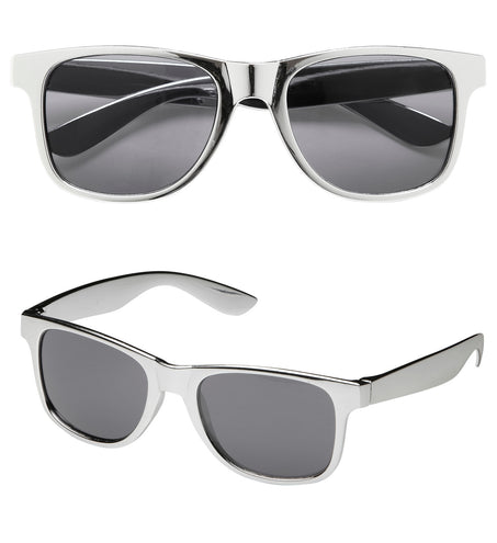 Widmann SRL Foute zilveren bril karakter