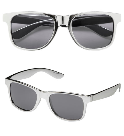 Widmann SRL Foute zilveren bril karakter