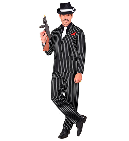 Widmann SRL Gangster kostuum krijtstreep heren