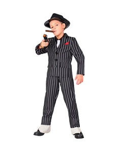 Widmann SRL Gangster kostuum krijtstreep kinderen