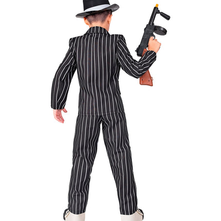 Widmann SRL Gangster kostuum krijtstreep kinderen