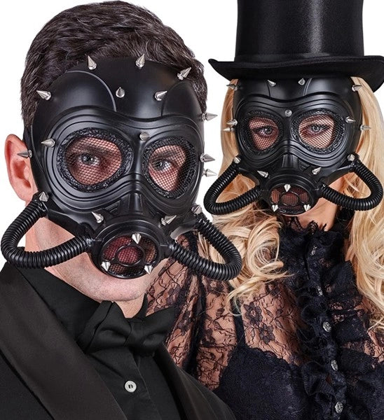 Widmann SRL Gasmasker met nagels kostuum Fleur