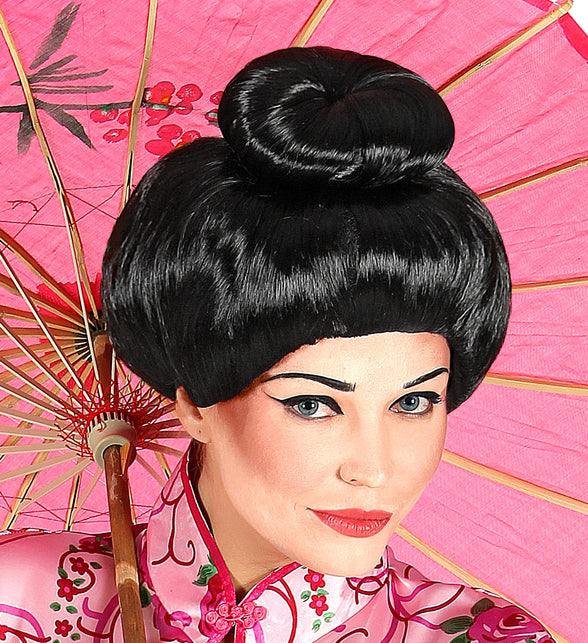 Widmann SRL Geisha pruik Tippi wan