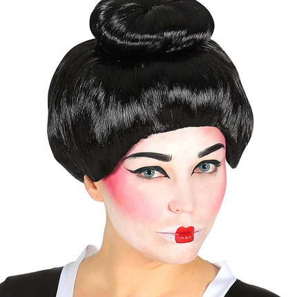 Widmann SRL Geisha pruik Tippi wan