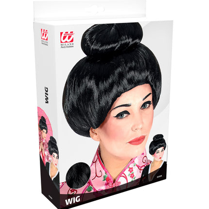 Widmann SRL Geisha pruik Tippi wan