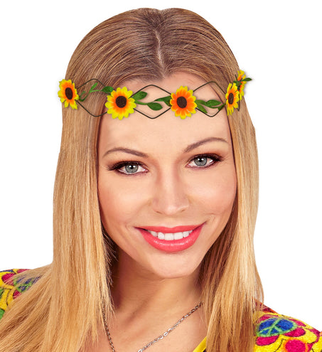 Widmann SRL Gele bloemen hoofdbandjes