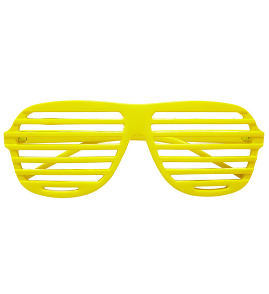Widmann SRL Gele bril met luikjes