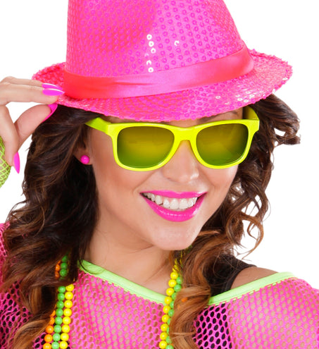 Widmann SRL Gele karakter bril Blues brother