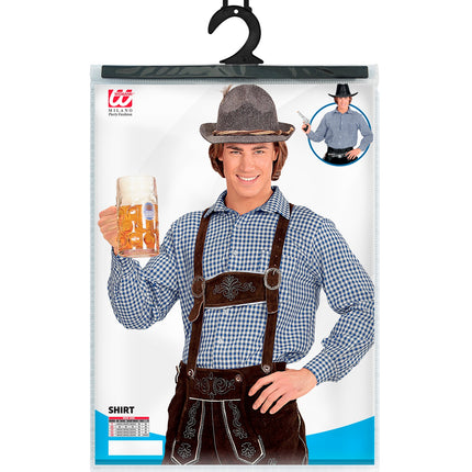 Widmann SRL Geruit shirt Gustav