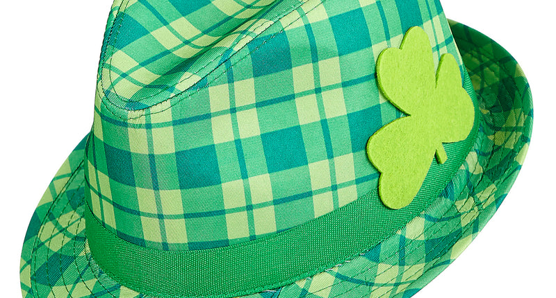 Widmann SRL Geruite St. Patricks Fedora hoedjes