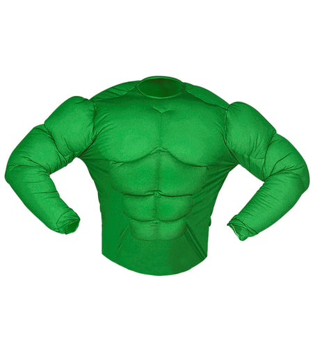 Widmann SRL Gespierd shirt groen Hulk spierballen
