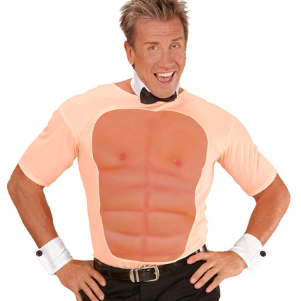 Widmann SRL Gespierd shirt six pack heren