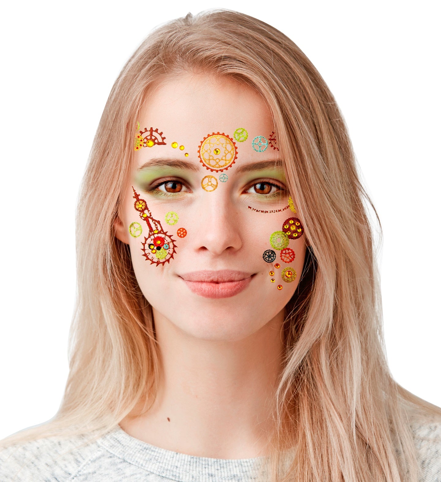 Gezicht edelstenen, FainFun 4-delige Gezicht Sticker Glitter, Juwelen Festival Gezicht sieraden, Gezicht Glitter stenen Zelfklevende Tijdelijke Tattoos Glitter stenen voor feesten, Carnaval Halloween Gezicht edelstenen, FainFun 4-delige Gezicht Sticker Glitter, Juwelen Festival Gezicht sieraden, Gezicht Glitter stenen Zelfklevende Tijdelijke Tattoos Glitter stenen voor feesten, Carnaval Halloween