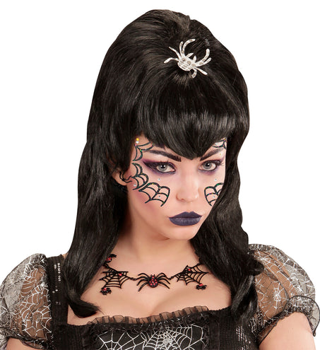 Widmann SRL Gezicht sticker festival spin glitter