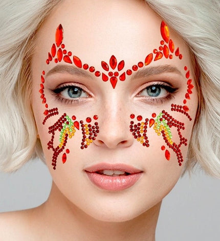 Widmann SRL Gezichtsdecoratie duivel Isa