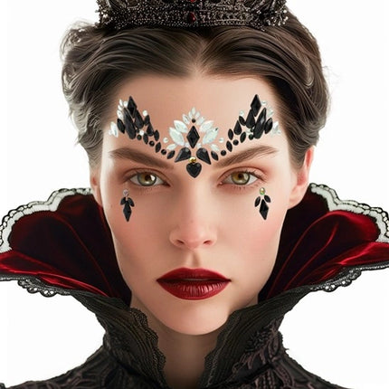 Widmann SRL Gezichtsdecoratie gothic Lotte