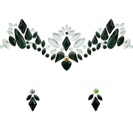 Widmann SRL Gezichtsdecoratie gothic Lotte