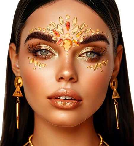 Widmann SRL Gezichtsdecoratie goud Mees