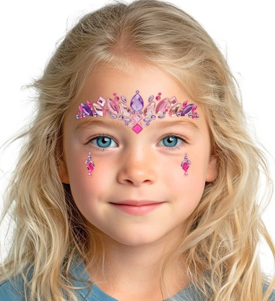 Widmann SRL Gezichtsdecoratie prinses Juliette kind