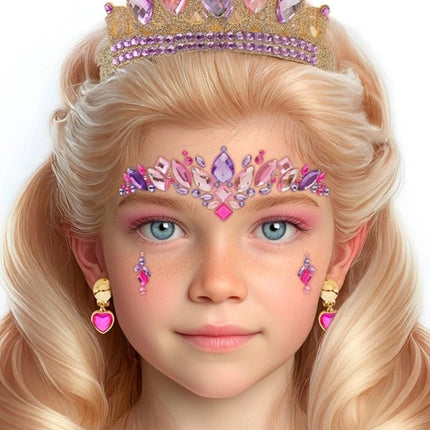 Widmann SRL Gezichtsdecoratie prinses Juliette kind