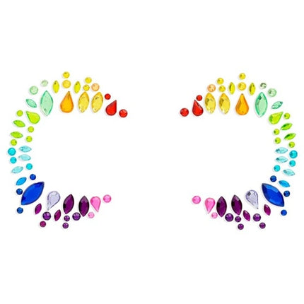 Widmann SRL Gezichtsdecoratie regenboog Lotte