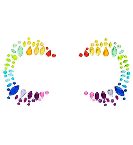 Widmann SRL Gezichtsdecoratie regenboog Lotte